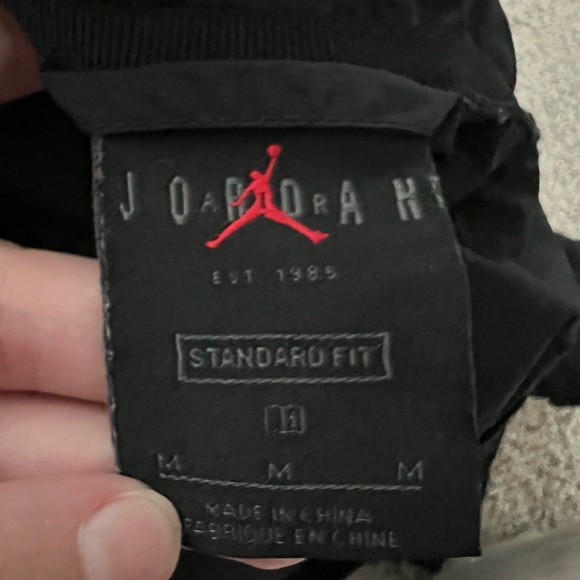 M AIR JORDAN WOMENS FLIGHT ZIP UP WOVEN JACKET - Picture 2 of 4